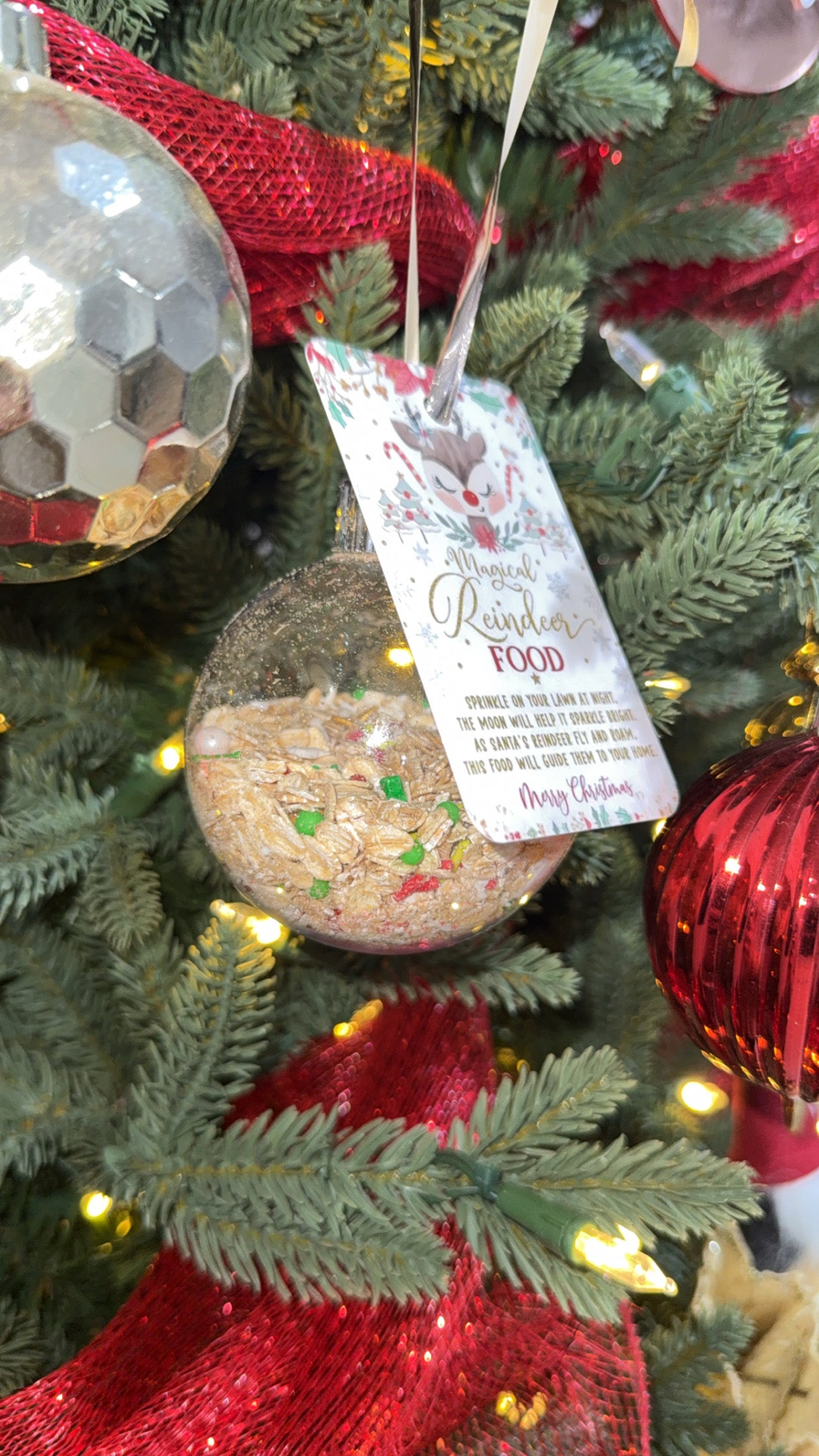 Reindeer Food Bauble